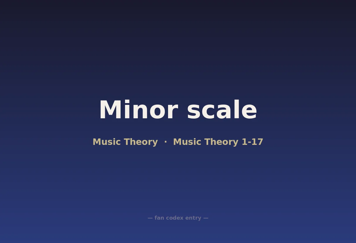 Minor scale
