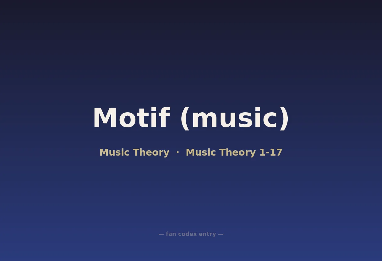Motif (music)