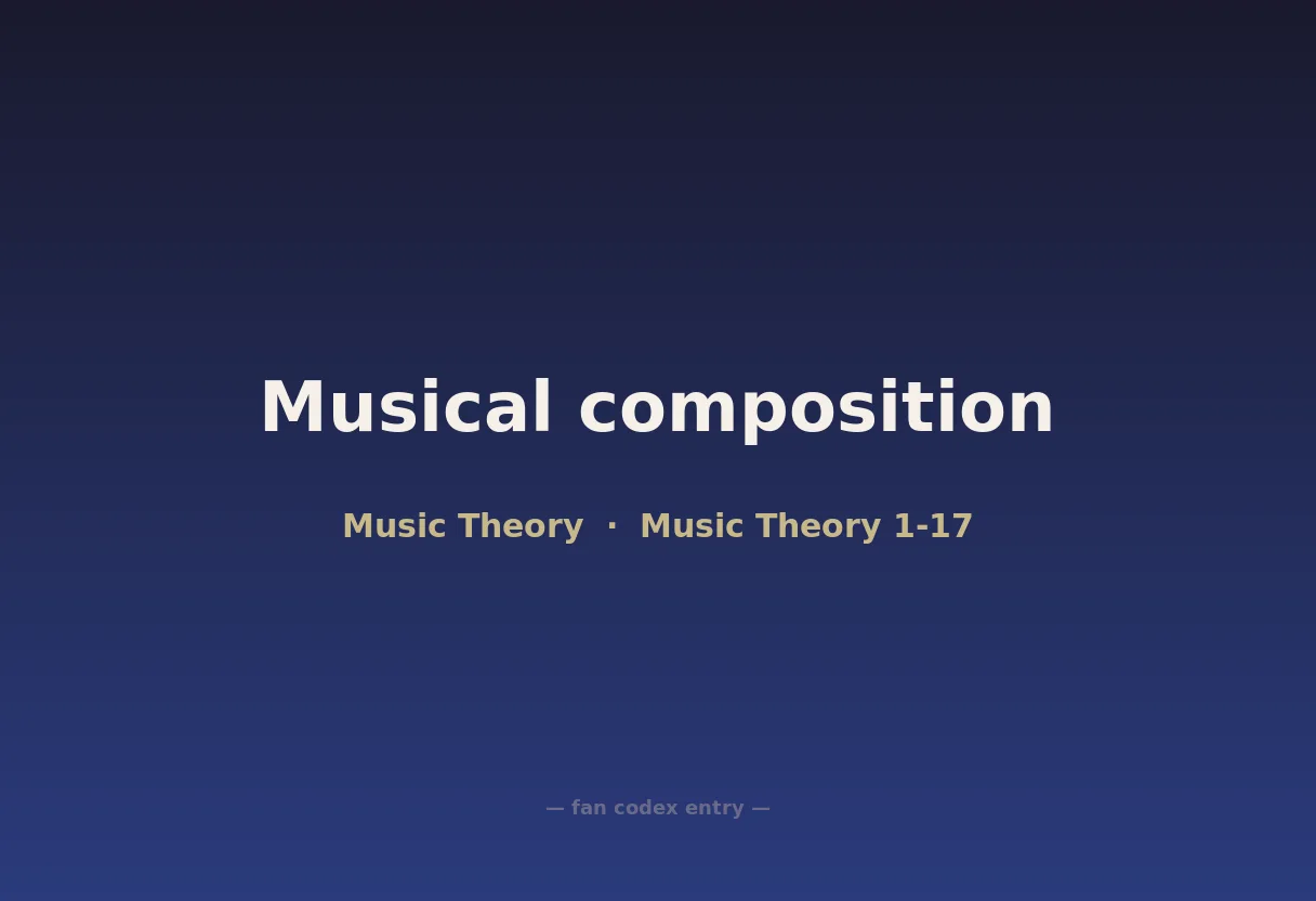 Musical composition
